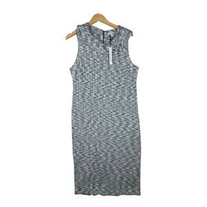 New Chelsea Taylor Sleeveless Midi Dress size 14 Black/White